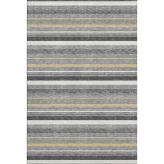Piper Looms Mayfield Stripes AMF879 Gray Machine Washable Area Rug main image