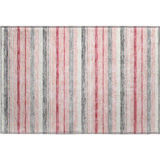 Piper Looms Mayfield Stripes AMF879 Pink Machine Washable Area Rug Scatter Main Image