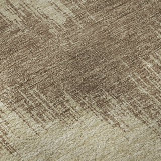Piper Looms Mayfield Chevron AMF880 Brown Machine Washable Area Rug Swatch Image