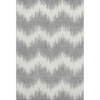 Piper Looms Mayfield Chevron AMF880 Gray Machine Washable Area Rug main image