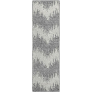 Piper Looms Mayfield Chevron AMF880 Gray Machine Washable Area Rug Runner Main Image