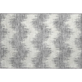 Piper Looms Mayfield Chevron AMF880 Gray Machine Washable Area Rug Scatter Main Image