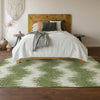 Piper Looms Mayfield Chevron AMF880 Green Machine Washable Area Rug Lifestyle Image Feature