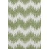 Piper Looms Mayfield Chevron AMF880 Green Machine Washable Area Rug main image