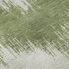 Piper Looms Mayfield Chevron AMF880 Green Machine Washable Area Rug Swatch Image