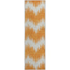 Piper Looms Mayfield Chevron AMF880 Orange Machine Washable Area Rug Runner Main Image