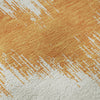 Piper Looms Mayfield Chevron AMF880 Orange Machine Washable Area Rug Swatch Image