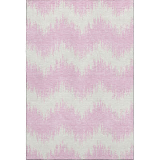 Piper Looms Mayfield Chevron AMF880 Pink Machine Washable Area Rug main image