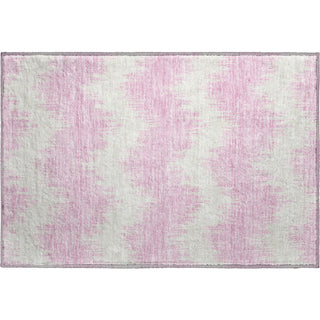 Piper Looms Mayfield Chevron AMF880 Pink Machine Washable Area Rug Scatter Main Image