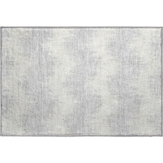 Piper Looms Mayfield Chevron AMF880 Silver Machine Washable Area Rug Scatter Main Image
