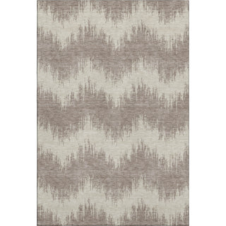 Piper Looms Mayfield Chevron AMF880 Taupe Machine Washable Area Rug main image