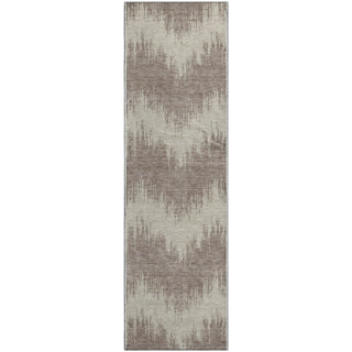 Piper Looms Mayfield Chevron AMF880 Taupe Machine Washable Area Rug Runner Main Image