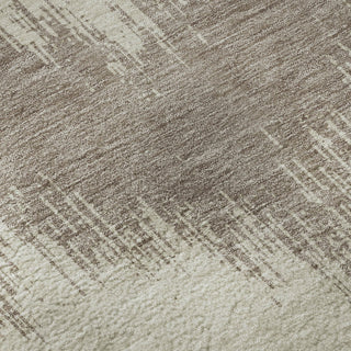 Piper Looms Mayfield Chevron AMF880 Taupe Machine Washable Area Rug Swatch Image