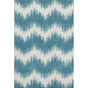 Piper Looms Mayfield Chevron AMF880 Teal Machine Washable Area Rug main image