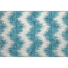 Piper Looms Mayfield Chevron AMF880 Teal Machine Washable Area Rug Scatter Main Image