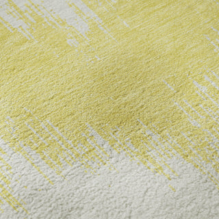 Piper Looms Mayfield Chevron AMF880 Yellow Machine Washable Area Rug Swatch Image