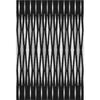 Piper Looms Mayfield Diamonds AMF881 Black Machine Washable Area Rug main image