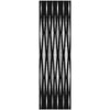 Piper Looms Mayfield Diamonds AMF881 Black Machine Washable Area Rug Runner Main Image