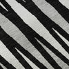 Piper Looms Mayfield Diamonds AMF881 Black Machine Washable Area Rug Swatch Image