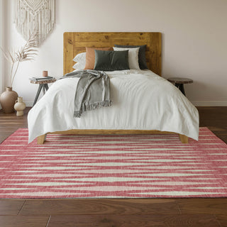 Piper Looms Mayfield Diamonds AMF881 Blush Machine Washable Area Rug Lifestyle Image Feature