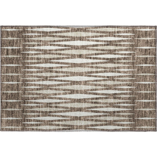Piper Looms Mayfield Diamonds AMF881 Brown Machine Washable Area Rug Scatter Main Image
