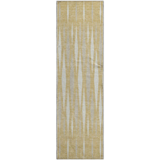 Piper Looms Mayfield Diamonds AMF881 Gold Machine Washable Area Rug Runner Main Image
