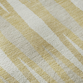 Piper Looms Mayfield Diamonds AMF881 Gold Machine Washable Area Rug Swatch Image
