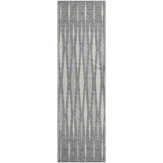 Piper Looms Mayfield Diamonds AMF881 Gray Machine Washable Area Rug Runner Main Image