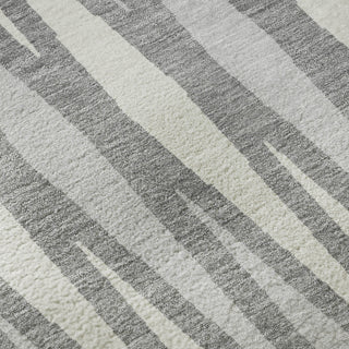 Piper Looms Mayfield Diamonds AMF881 Gray Machine Washable Area Rug Swatch Image