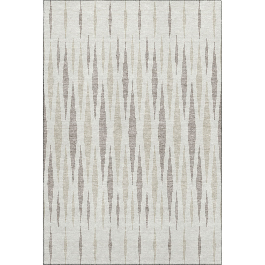 Piper Looms Mayfield Diamonds AMF881 Ivory Machine Washable Area Rug main image