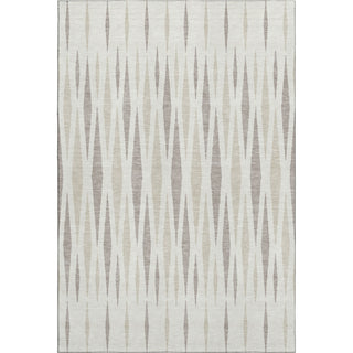 Piper Looms Mayfield Diamonds AMF881 Ivory Machine Washable Area Rug main image