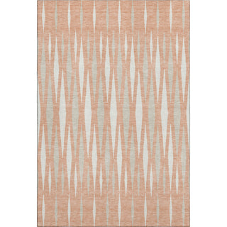 Piper Looms Mayfield Diamonds AMF881 Salmon Machine Washable Area Rug main image