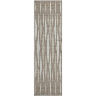 Piper Looms Mayfield Diamonds AMF881 Taupe Machine Washable Area Rug Runner Main Image