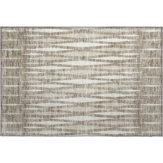 Piper Looms Mayfield Diamonds AMF881 Taupe Machine Washable Area Rug Scatter Main Image