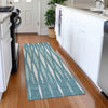 Piper Looms Mayfield Diamonds AMF881 Teal Machine Washable Area Rug Runner Lifestyle Image Feature
