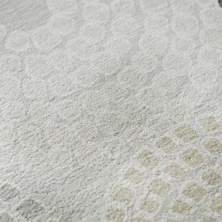 Piper Looms Mayfield Circles AMF882 Gray Machine Washable Area Rug Swatch Image