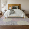 Piper Looms Mayfield Circles AMF882 Lavender Machine Washable Area Rug Lifestyle Image Feature