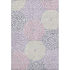 Piper Looms Mayfield Circles AMF882 Lavender Machine Washable Area Rug main image