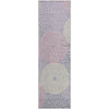Piper Looms Mayfield Circles AMF882 Lavender Machine Washable Area Rug Runner Main Image