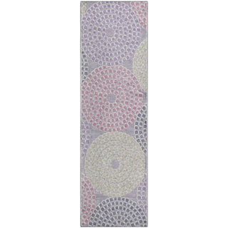 Piper Looms Mayfield Circles AMF882 Lavender Machine Washable Area Rug Runner Main Image
