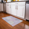 Piper Looms Mayfield Circles AMF882 Lavender Machine Washable Area Rug Scatter Lifestyle Image Feature