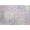 Piper Looms Mayfield Circles AMF882 Lavender Machine Washable Area Rug Scatter Main Image