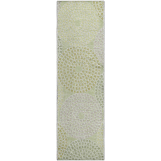 Piper Looms Mayfield Circles AMF882 Mint Machine Washable Area Rug Runner Main Image