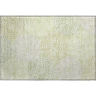 Piper Looms Mayfield Circles AMF882 Mint Machine Washable Area Rug Scatter Main Image