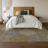 Piper Looms Mayfield Circles AMF882 Taupe Machine Washable Area Rug Lifestyle Image Feature