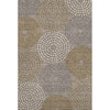 Piper Looms Mayfield Circles AMF882 Taupe Machine Washable Area Rug main image