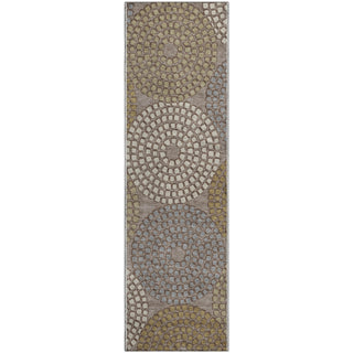 Piper Looms Mayfield Circles AMF882 Taupe Machine Washable Area Rug Runner Main Image