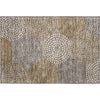 Piper Looms Mayfield Circles AMF882 Taupe Machine Washable Area Rug Scatter Main Image