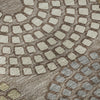 Piper Looms Mayfield Circles AMF882 Taupe Machine Washable Area Rug Swatch Image