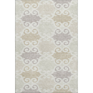 Piper Looms Mayfield Scrolls AMF883 Ivory Machine Washable Area Rug main image